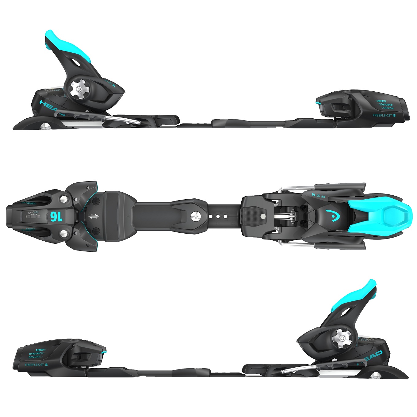 Крепления горнолыжные Head FREEFLEX ST 16 BR.85 [A]m.bk/sp.bl